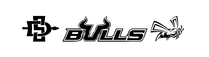 NCAA The Americans  Free Fonts Download