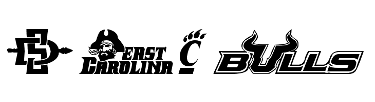 NCAA The Americans  Free Fonts Download