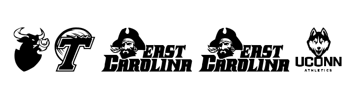 NCAA The Americans  Free Fonts Download