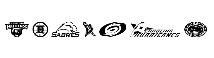 NHL EAST  Free Fonts Download