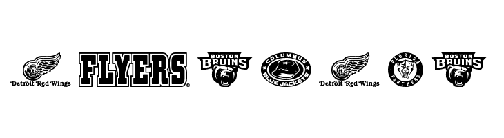 NHL EAST  Free Fonts Download