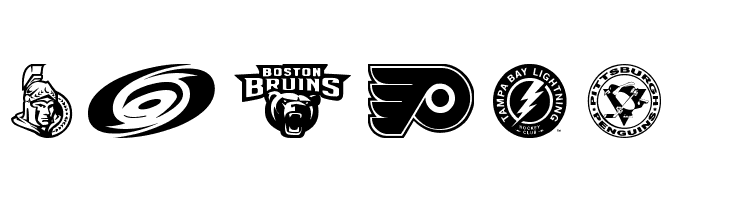 NHL EAST  Free Fonts Download
