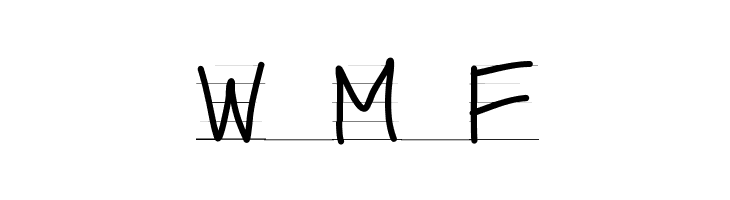 PWSchoolScript  Free Fonts Download