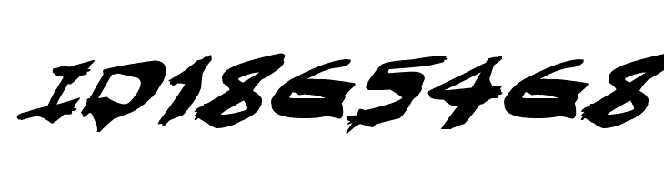 Nightmare Ink Italic  Free Fonts Download