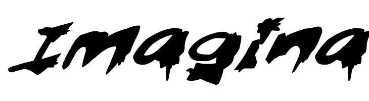 Nightmare Ink Italic  Free Fonts Download