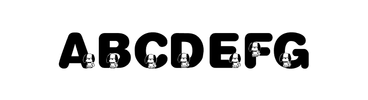 KR Nick's Puppy 1  Free Fonts Download