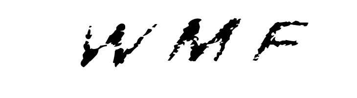 Ghostly Prints Italic  Free Fonts Download