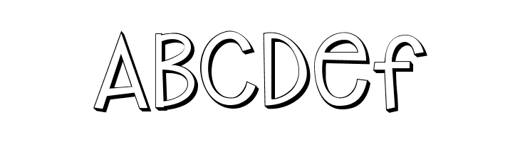 KG Shake it Off Popped  Free Fonts Download