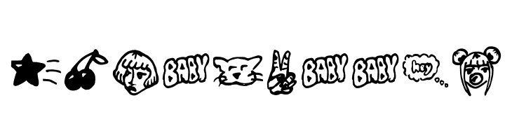 BUBBLEGUM BABY s Medium  Free Fonts Download
