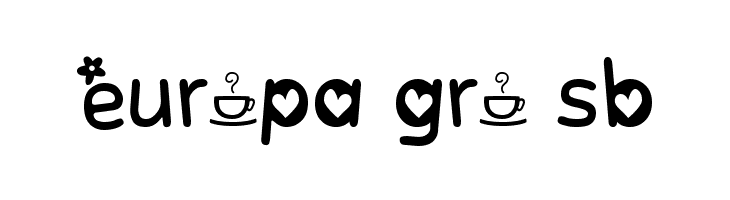 Cute Cup by UniqueShopaholic  Free Fonts Download