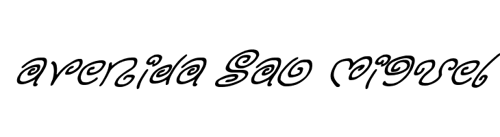 Kurly Kyoots Italic  Free Fonts Download