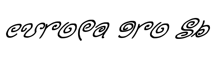 Kurly Kyoots Italic  Free Fonts Download