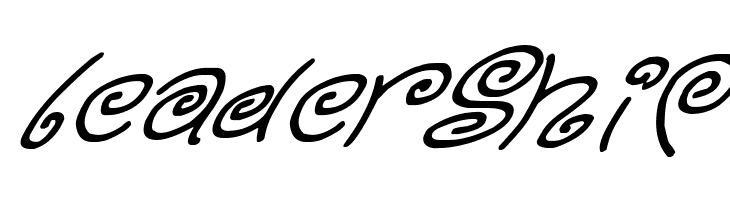 Kurly Kyoots Italic  Free Fonts Download