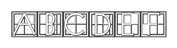 XperimentypoThree-B-Square  Free Fonts Download