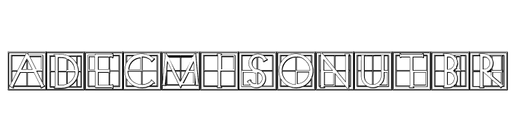 XperimentypoThree-B-Square  Free Fonts Download