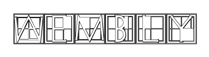 XperimentypoThree-B-Square  Free Fonts Download