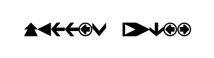 4rrows  Free Fonts Download