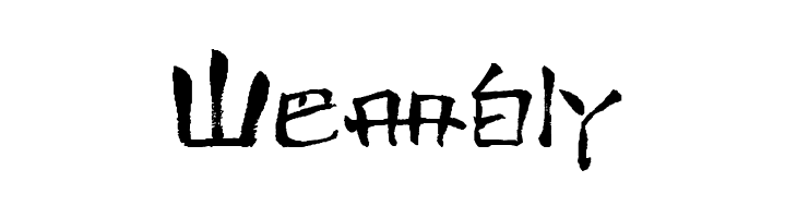 Pauls Kanji Font Bold  Free Fonts Download