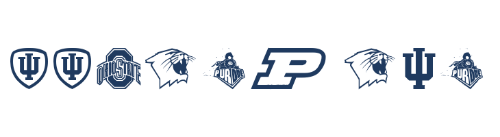 NCAA Big 10 font — Lorem ipsum body text preview