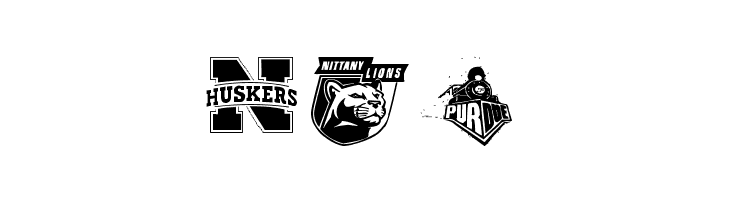 NCAA Big 10  Free Fonts Download