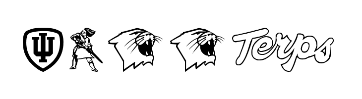 NCAA Big 10  Free Fonts Download