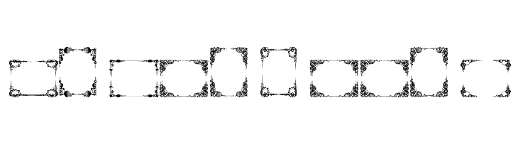 Vintage Frames 17  Free Fonts Download