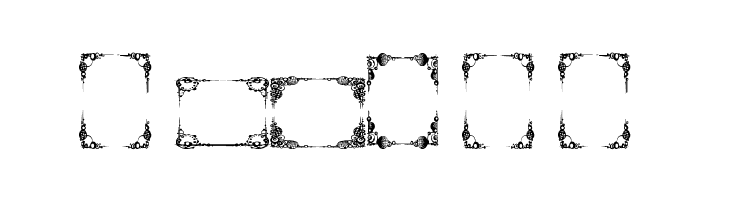 Vintage Frames 17  Free Fonts Download