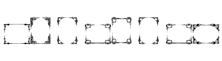 Vintage Frames 17  Free Fonts Download