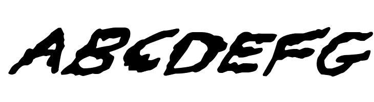 Oilslick Italic  Free Fonts Download