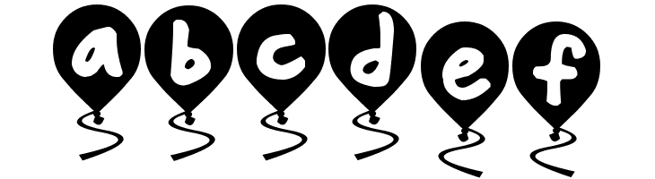 Balloon Floats  Free Fonts Download