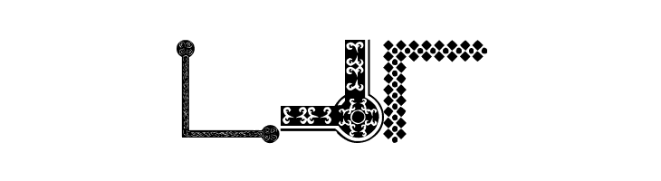 Vintage Decorative Corners 9  Free Fonts Download