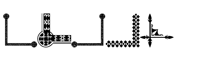 Vintage Decorative Corners 9  Free Fonts Download