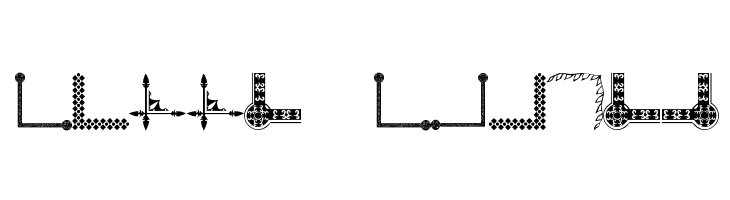 Vintage Decorative Corners 9  Free Fonts Download