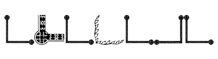 Vintage Decorative Corners 9  Free Fonts Download