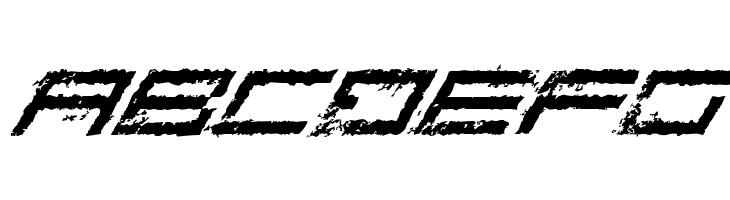 Rusting Robotica Italic  Free Fonts Download