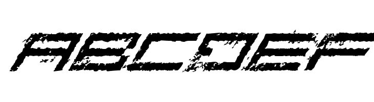 Rusting Robotica Italic  Free Fonts Download