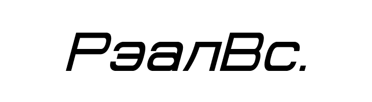 Cyrillian Italic  Free Fonts Download