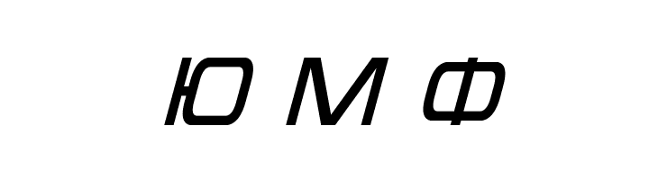 Cyrillian Italic  Free Fonts Download