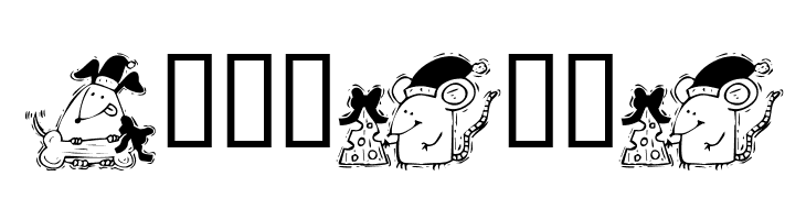 KR Christmas 2002 Dings 3  Free Fonts Download