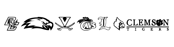 NCAA ACC  Free Fonts Download