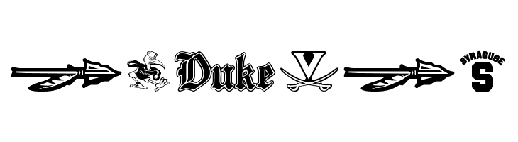 NCAA ACC  Free Fonts Download