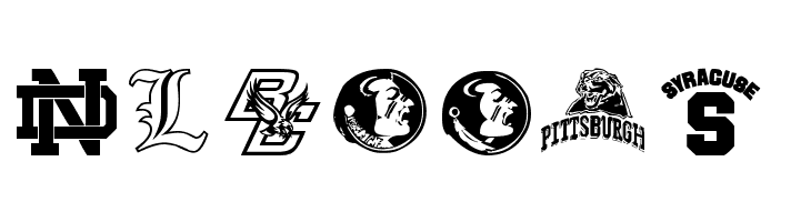 NCAA ACC  Free Fonts Download