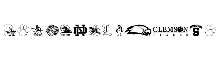 NCAA ACC  Free Fonts Download