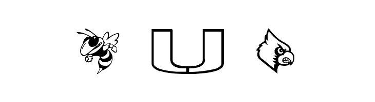 NCAA ACC  Free Fonts Download