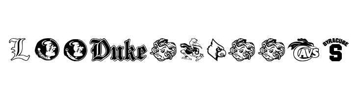 NCAA ACC  Free Fonts Download