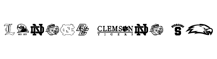 NCAA ACC  Free Fonts Download