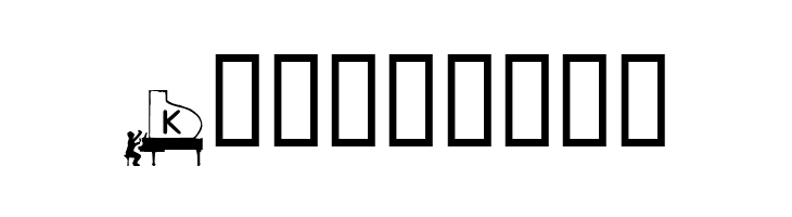 KR Piano Man  Free Fonts Download
