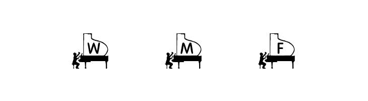 KR Piano Man  Free Fonts Download
