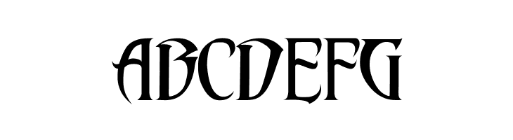 PentaGram s Malefissent Regular  Free Fonts Download