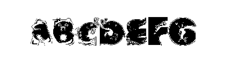 Animal Alphabet II  Free Fonts Download